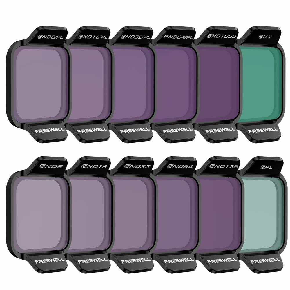 Freewell DJI Flip 無人機用12合1 全日濾鏡套裝