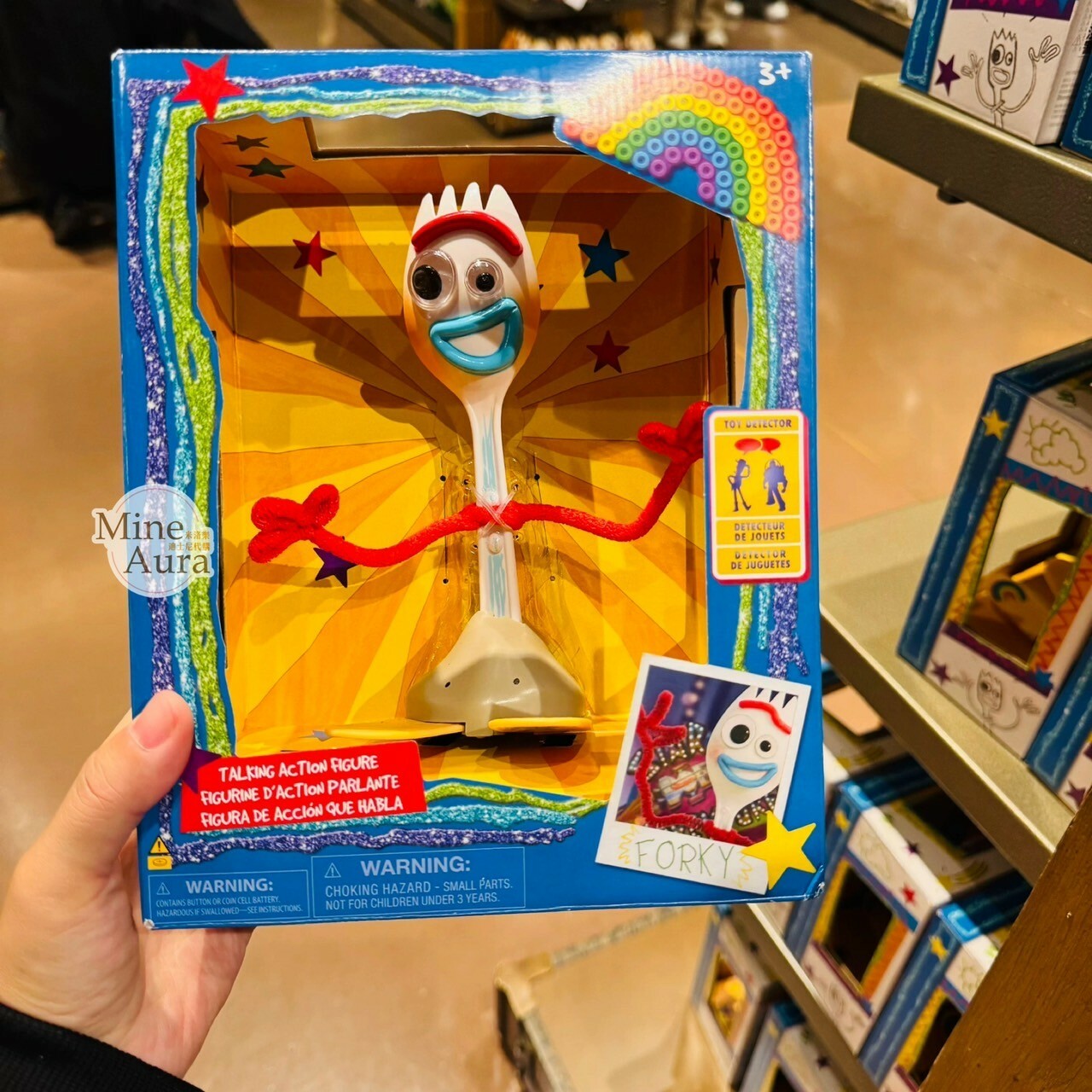 叉奇 Forky 發聲 玩具 玩具總動員 Toy Story -上海迪士尼樂園