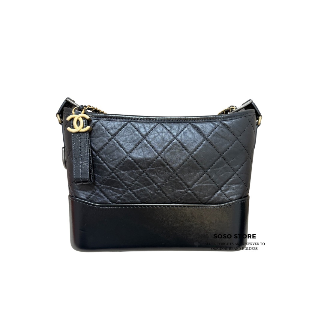 Chanel Gabrielle Hobo - Black / Ghw&Shw