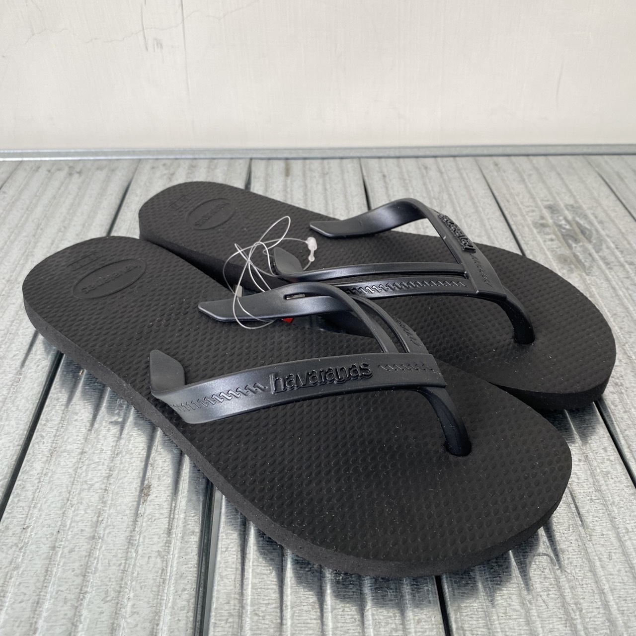Havaianas 哈瓦仕 拖鞋 女鞋 素色款 Elegance 黑 4148801-0090W