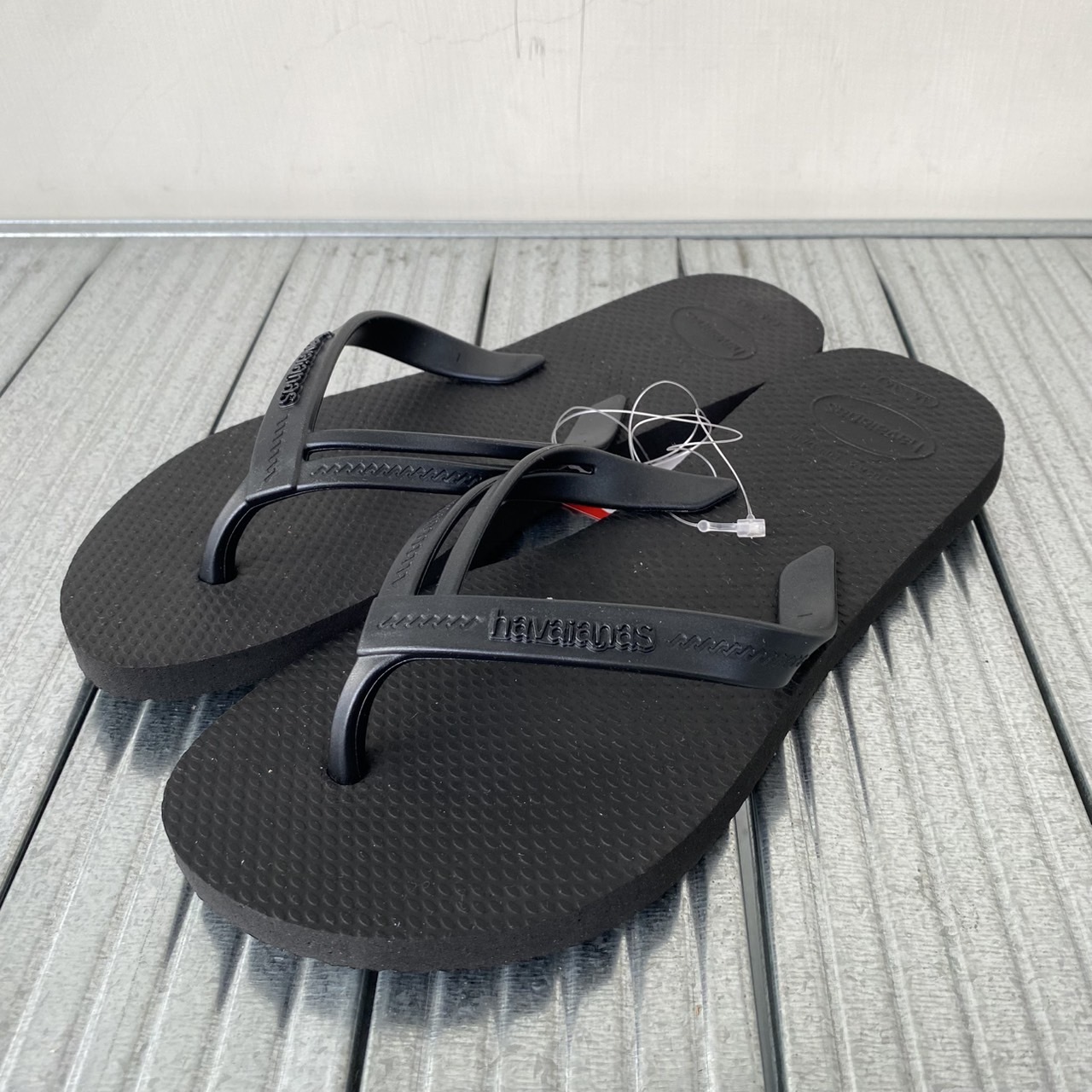 Havaianas 哈瓦仕 拖鞋 女鞋 素色款 Elegance 黑 4148801-0090W