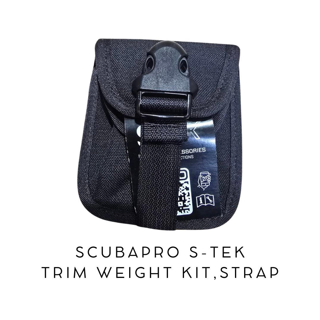 ★Scubapro S-TEK 氣瓶配重袋 Trim weight kit, STRAP (一對)23.629.002