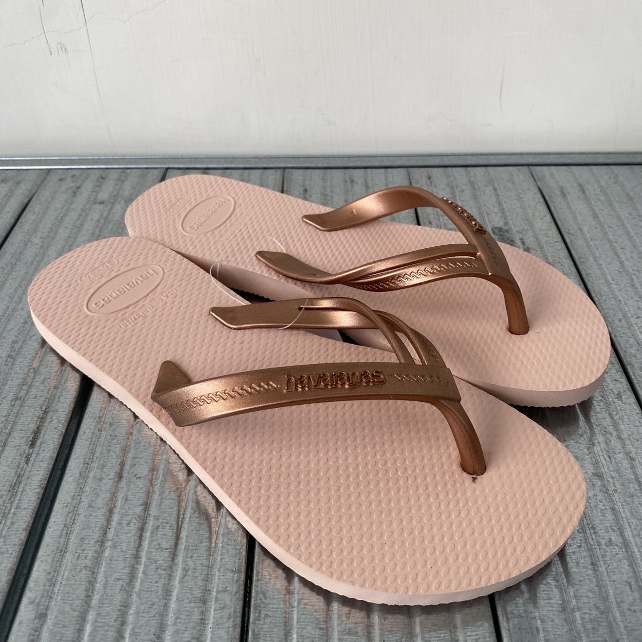 Havaianas 哈瓦仕 拖鞋 素色款 芭蕾粉 Elegance  4148801-0076W
