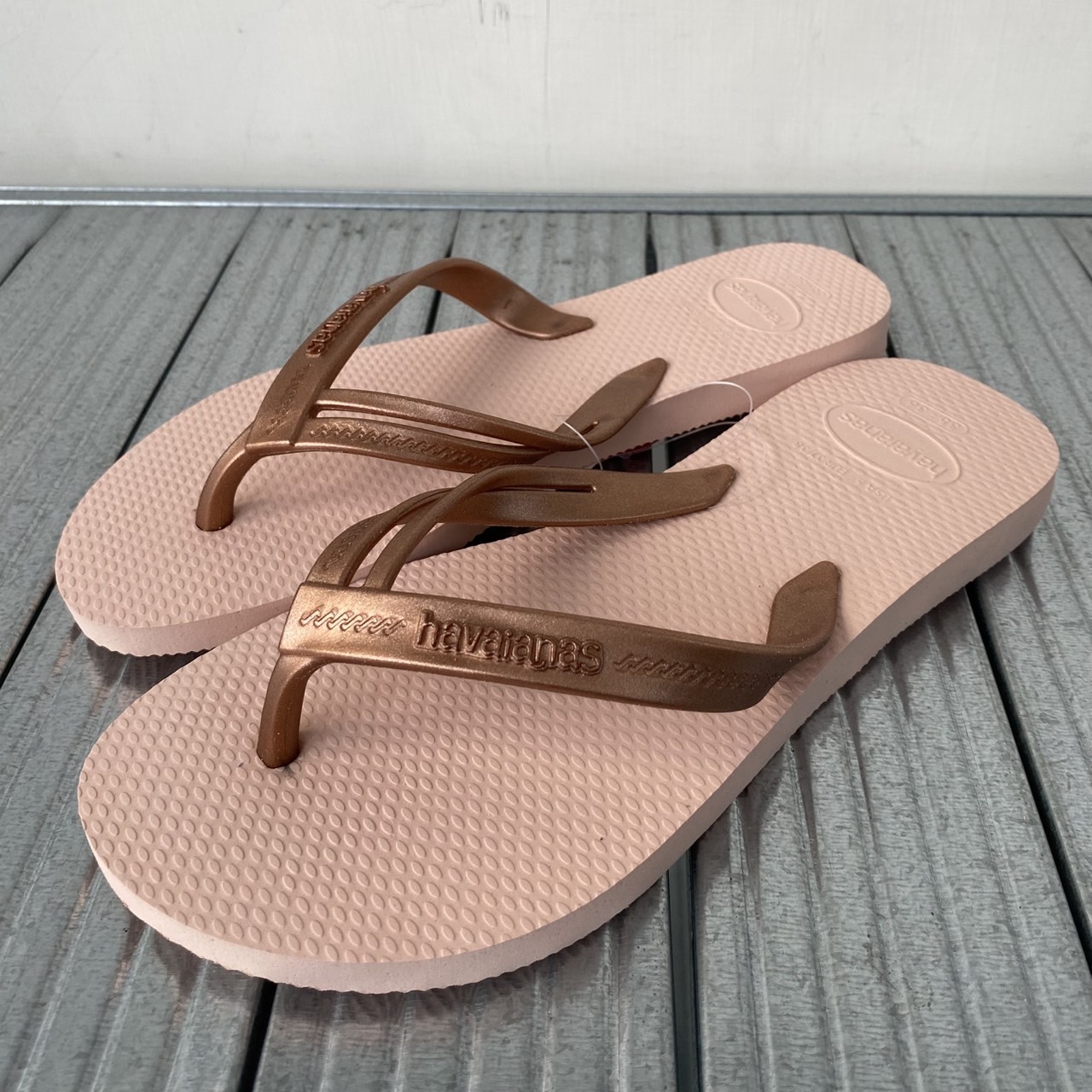 Havaianas 哈瓦仕 拖鞋 素色款 芭蕾粉 Elegance  4148801-0076W