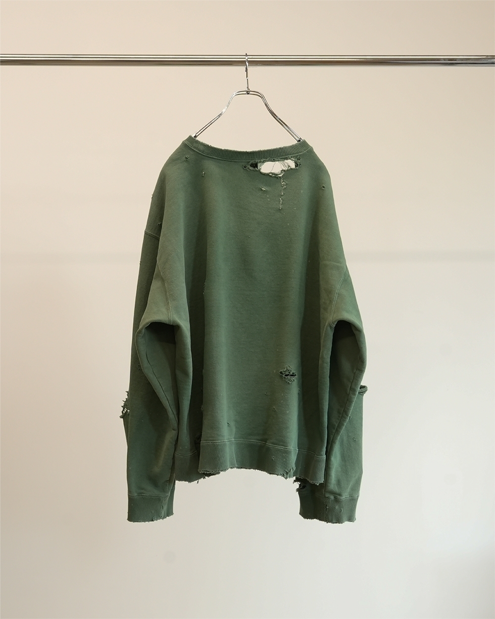 トップス ANCELLM 25SS HARD CRASH SWEAT SHIRT ANCELLM - HARD CRASH SWEAT SHIRT | COELACANTH アンセルム正規