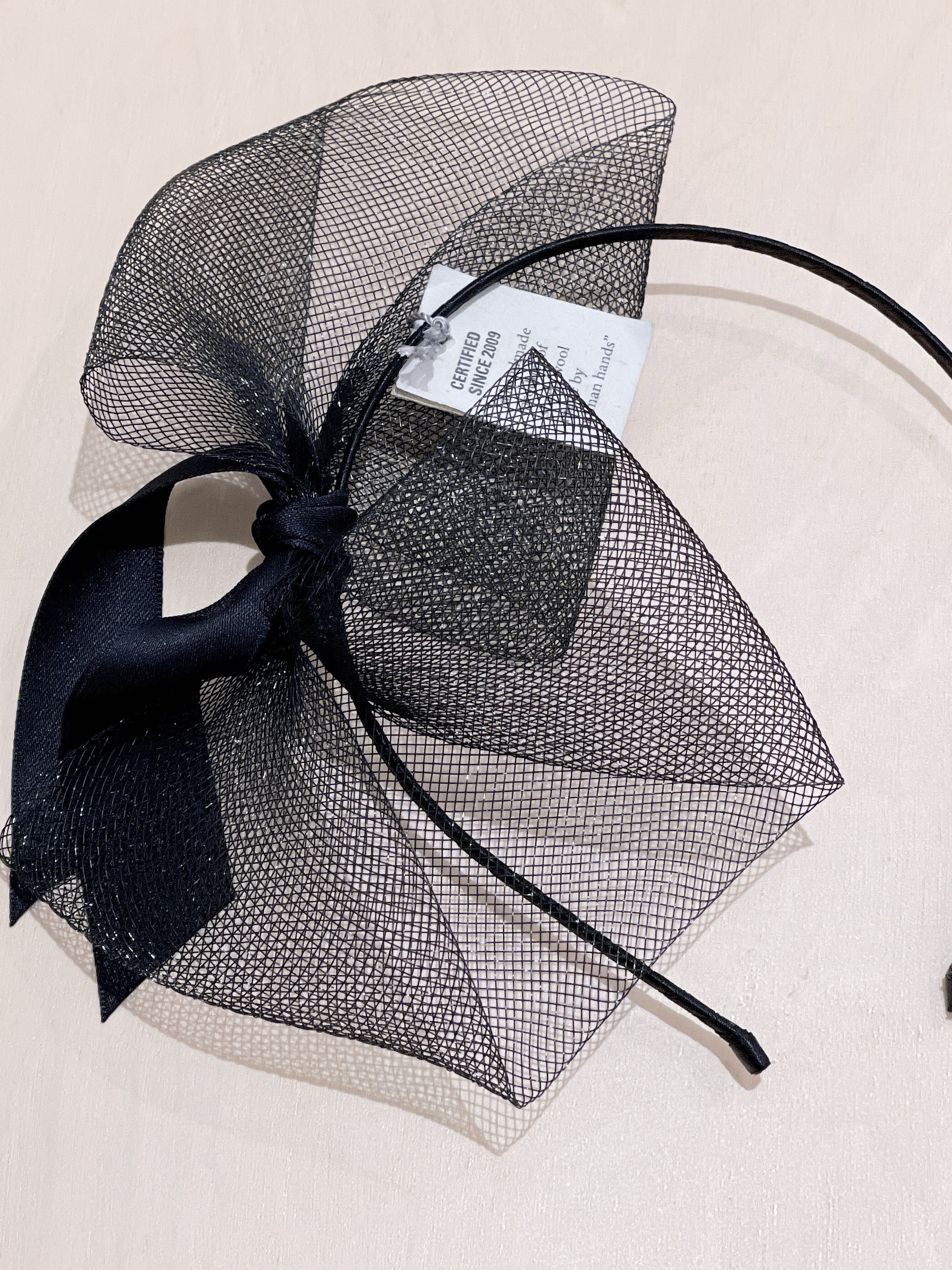 法式典雅蝴蝶結髮箍