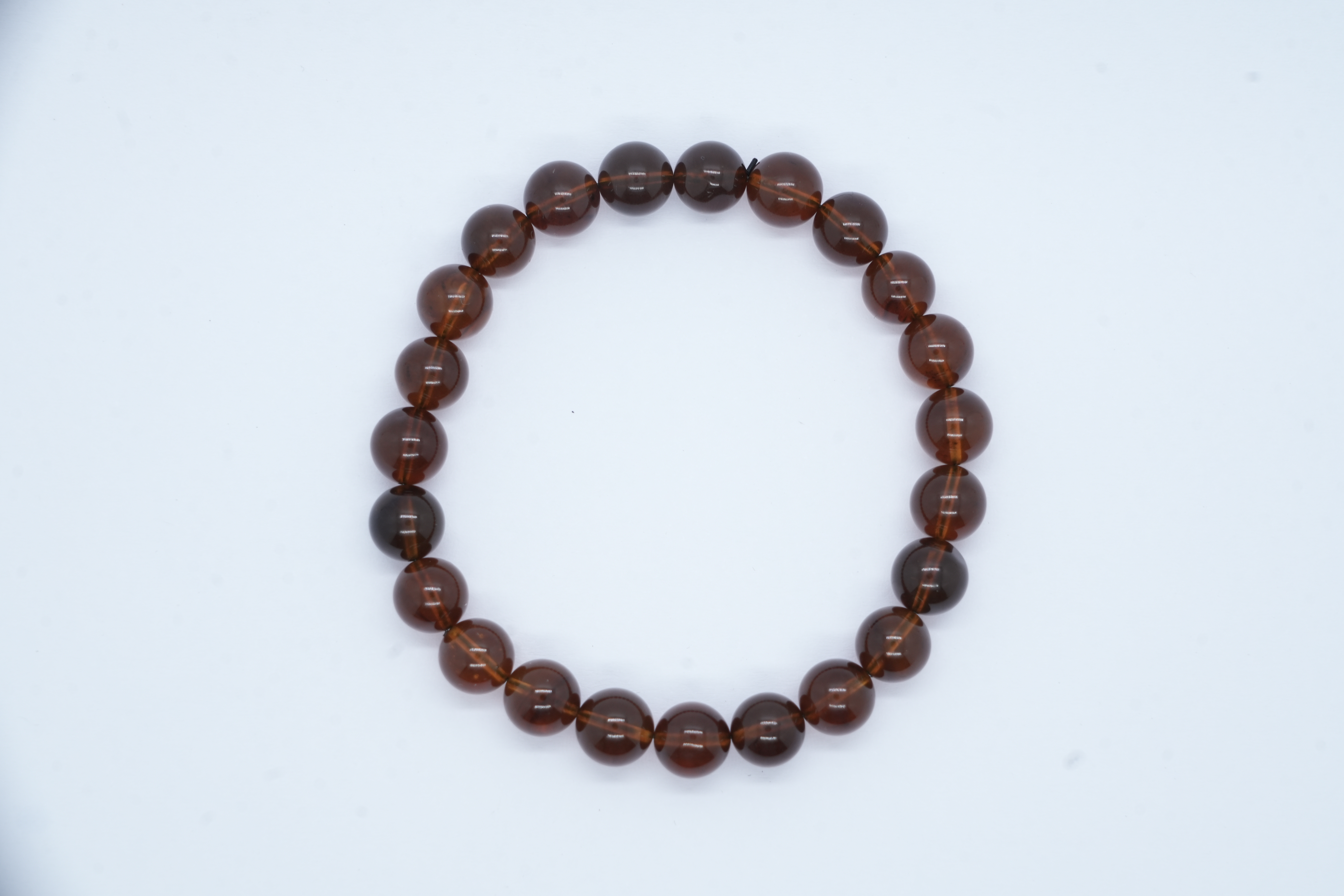 J4 -天然紫蜜蠟手串 8mm