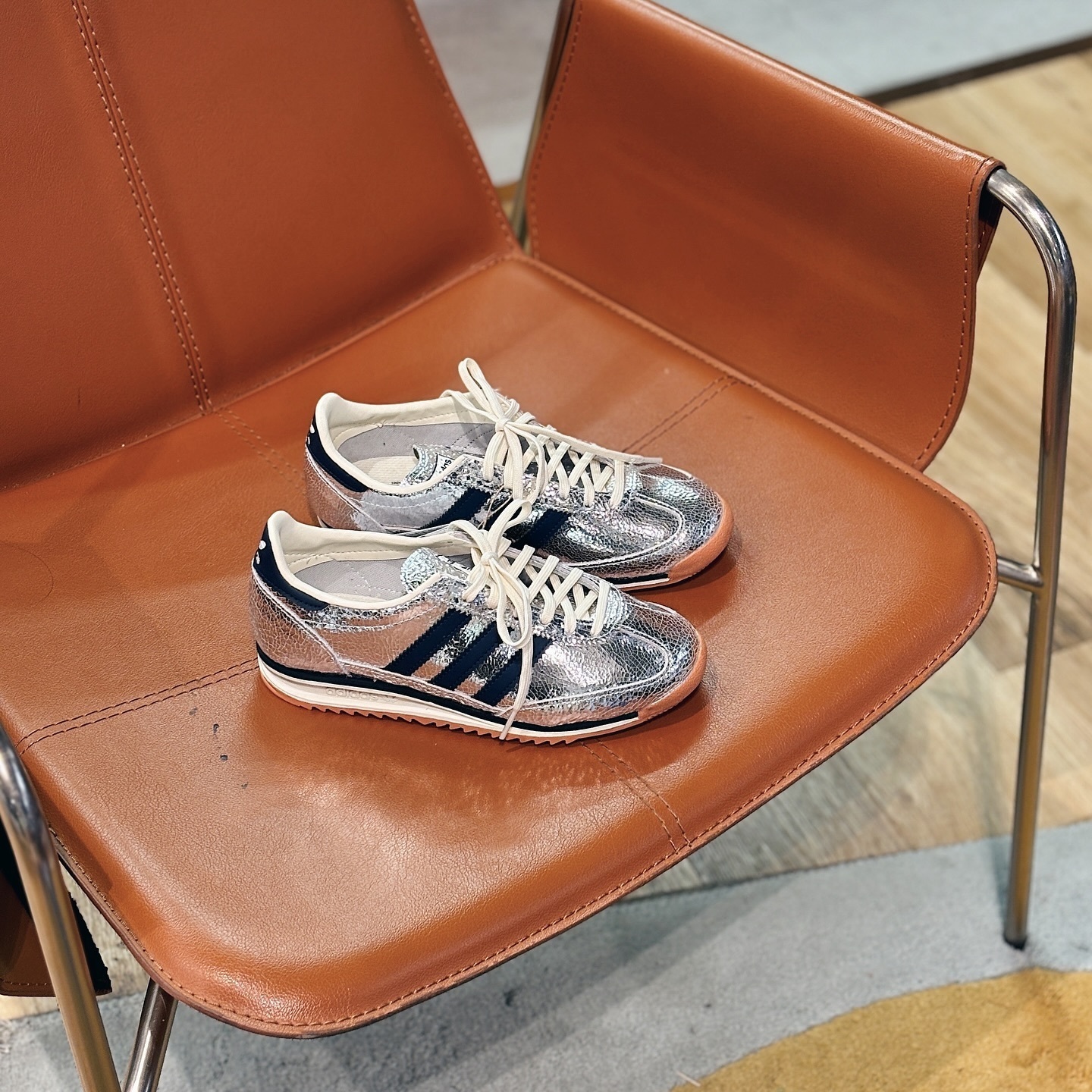 ADIDAS ORIGINALS SL 72 OG 午夜藍銀 碎銀 深藍 焦糖底 復古 女鞋 JH8654 / 調貨