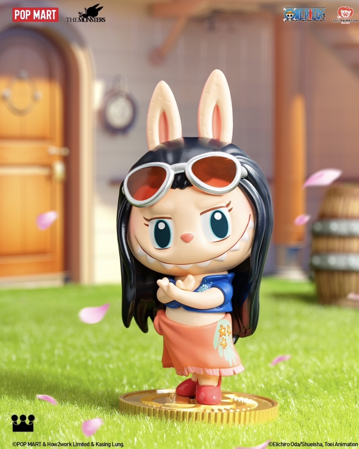 POPMART 泡泡瑪特拉布布ONE PIECE 航海王系列海贼王labubu 公仔盲盒