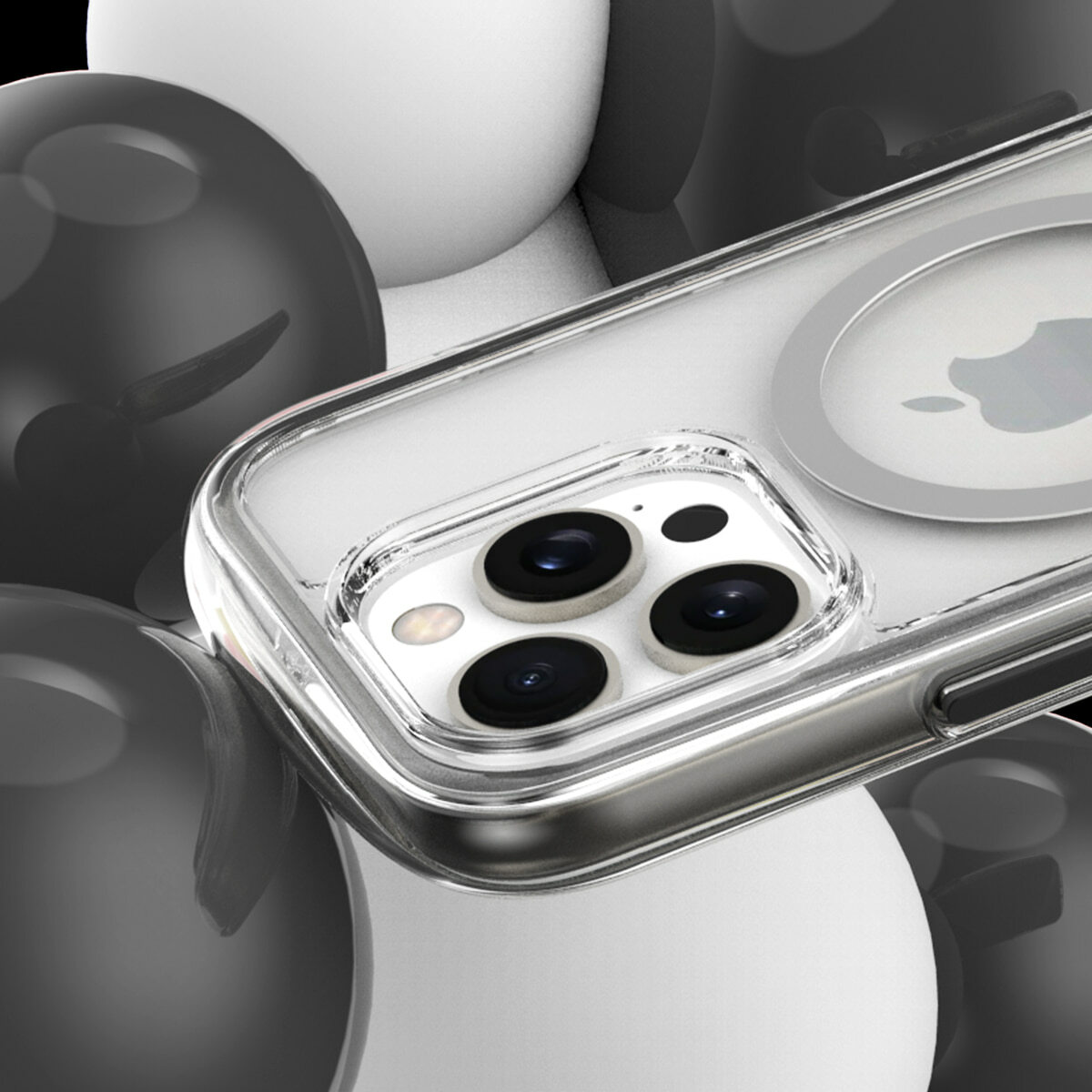 araree Duple M Air MagSafe 透明混合結構防撞殼-iPhone 16 Series