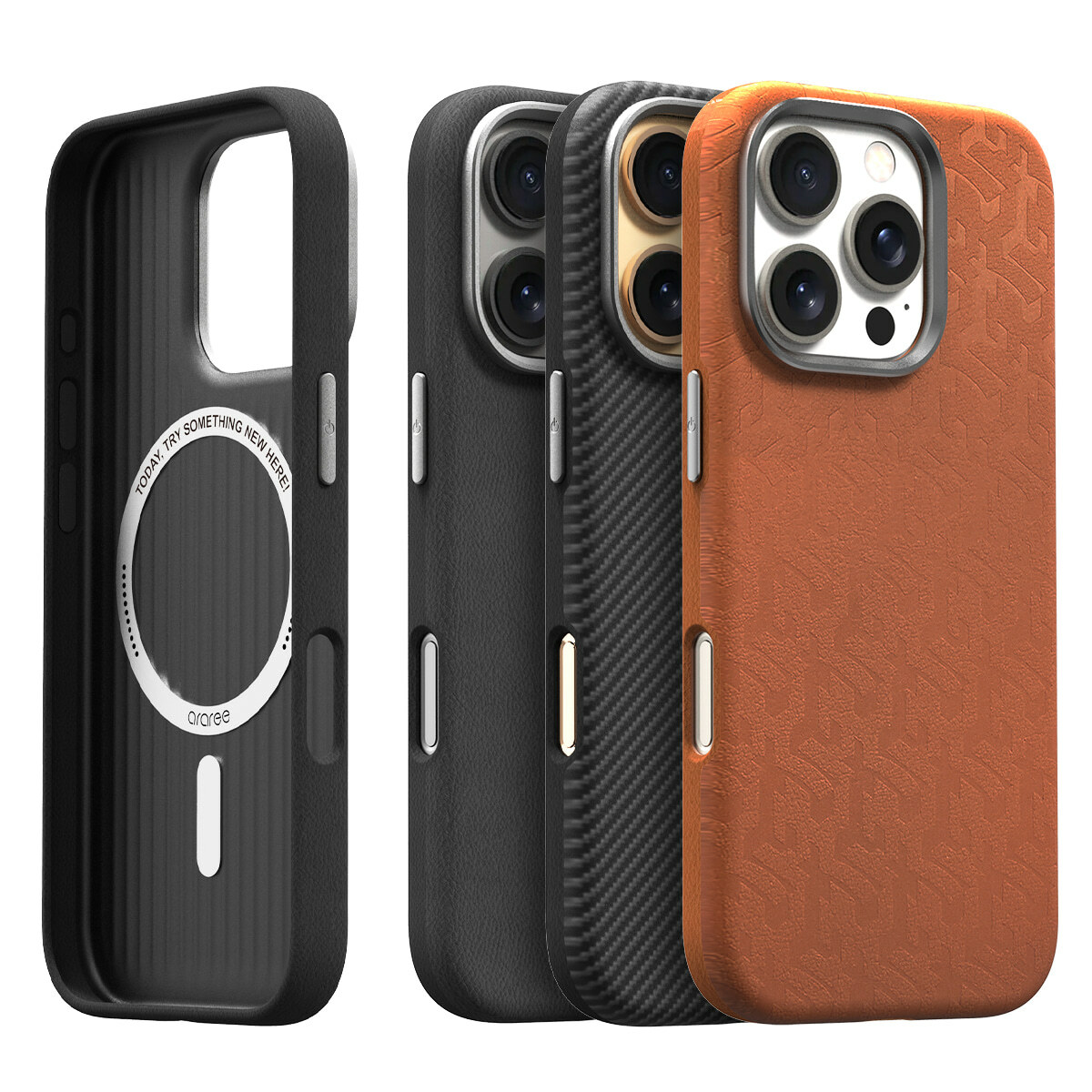 araree Pellis MagSafe 皮製防撞殼-iPhone 16 Series