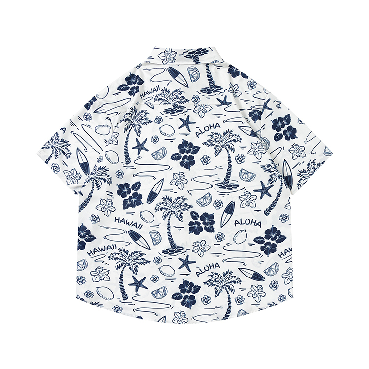 花襯衫 夏威夷 海灘 椰子樹