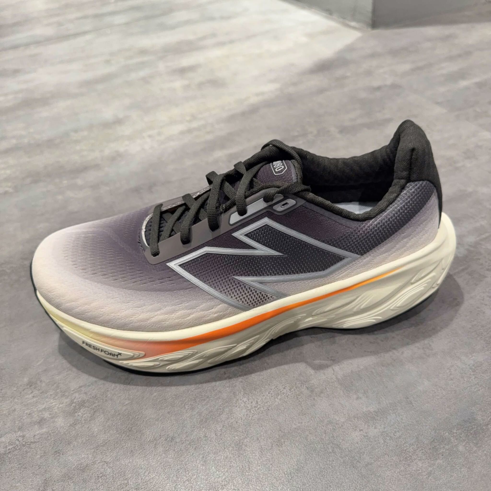 New Balance Fresh Foam X 1080v14 黑灰橘 男鞋 M1080P14