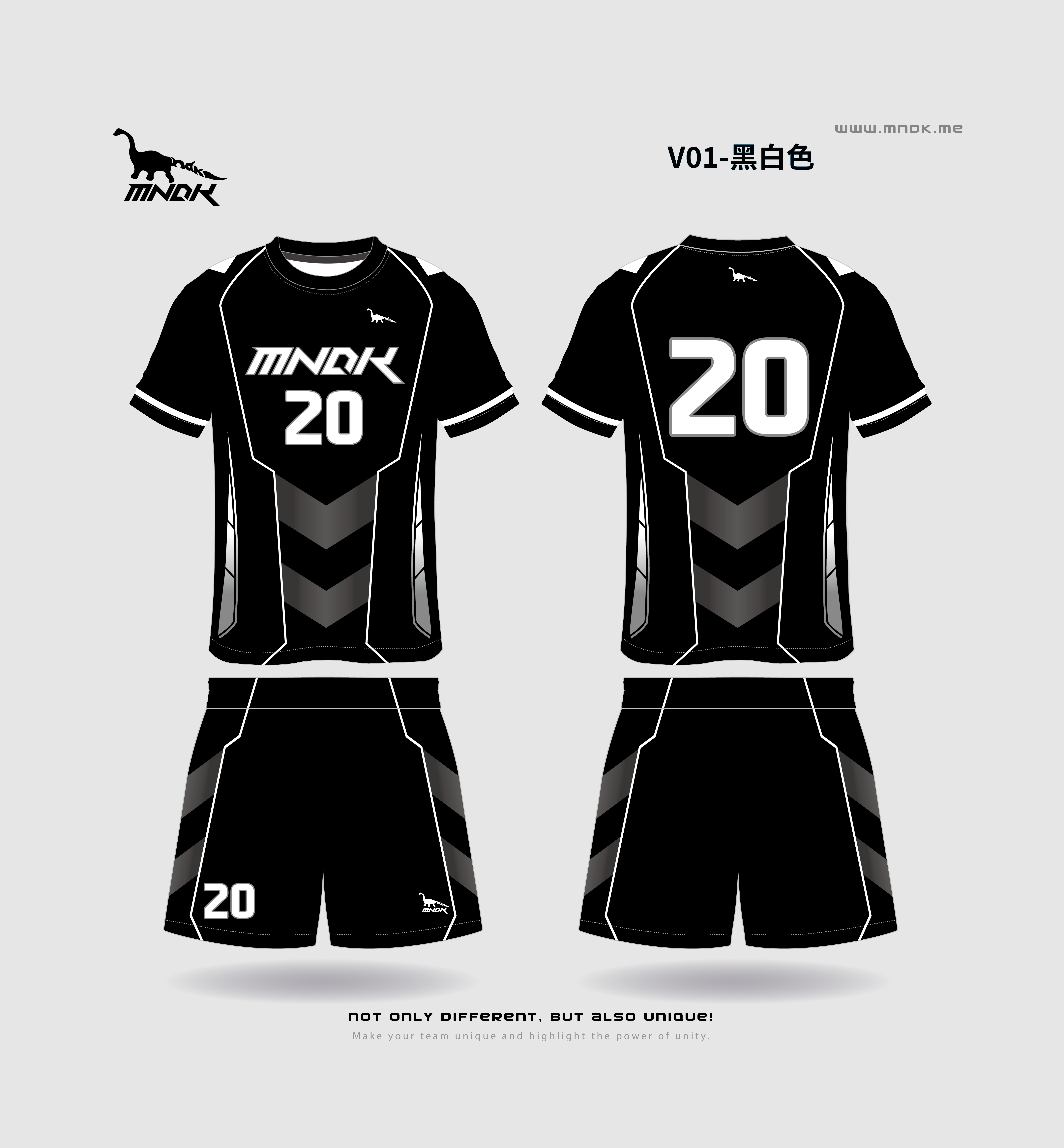 MNDK莫納帝克｜客製化團體服｜專業運動服｜公司制服｜台中volleyball-V01