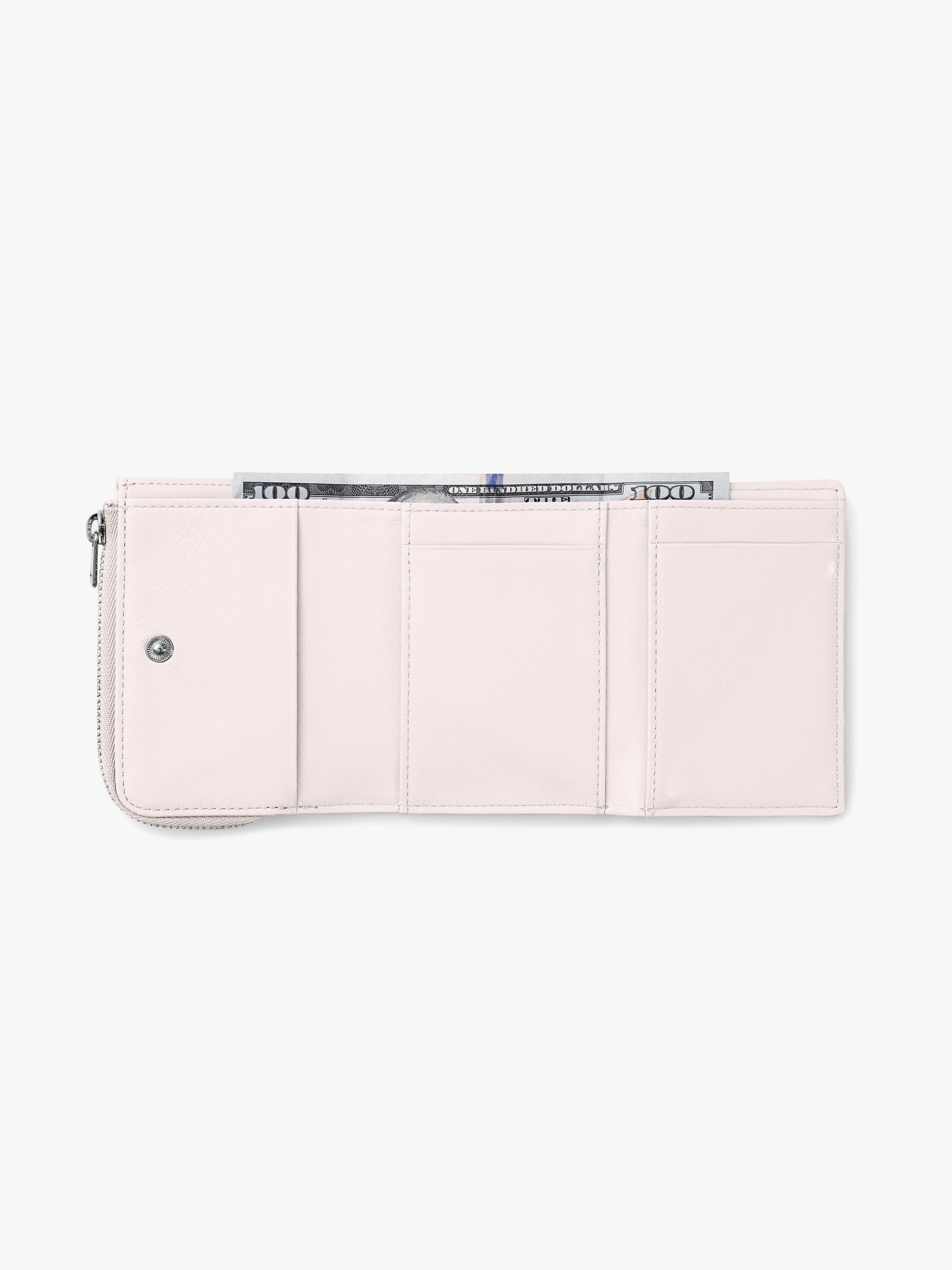FENNEC) HEARTY ZIPPER WALLET - 3col