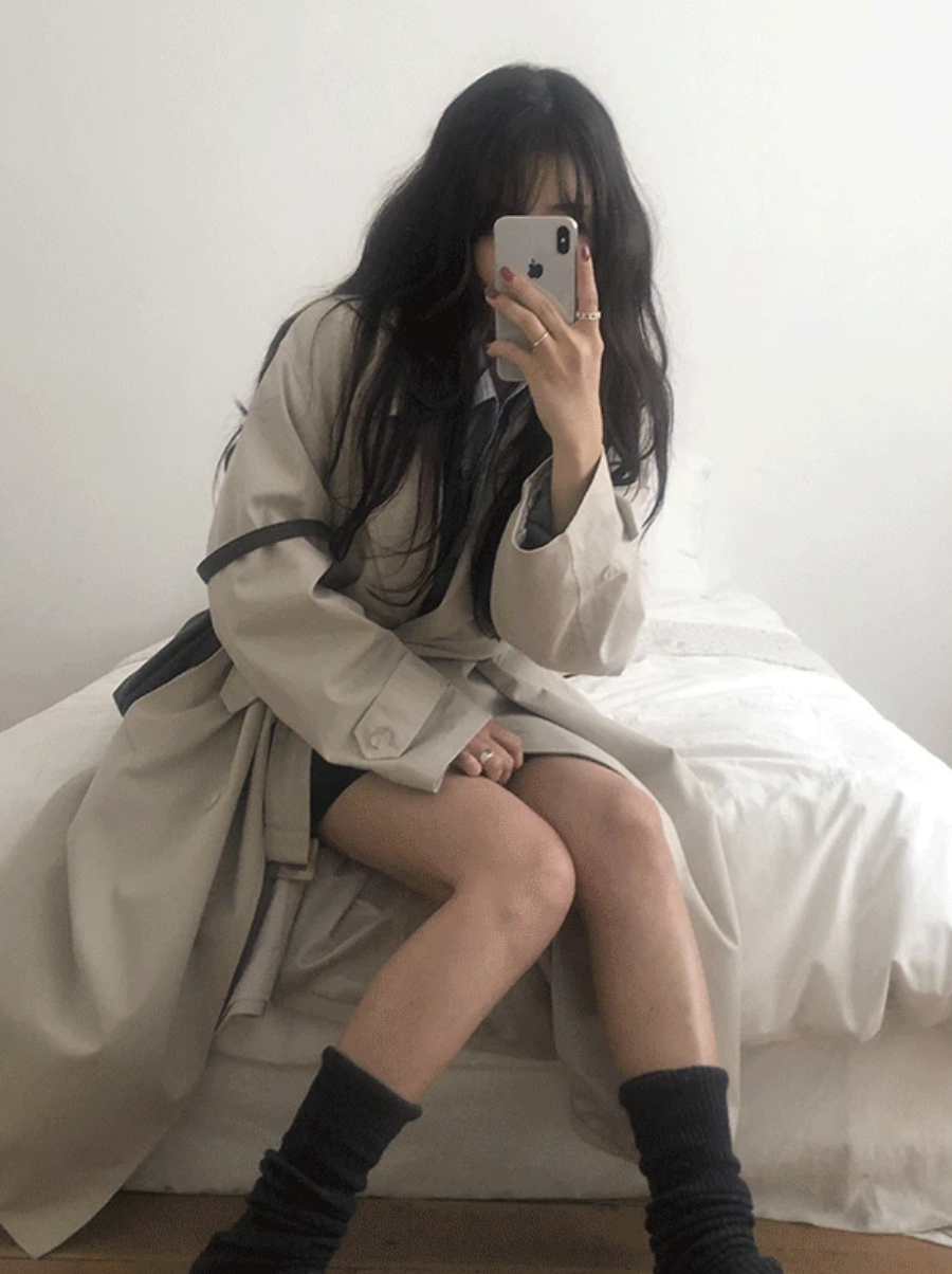 預訂｜SLOWAND #SLOWMADE 雙排扣長版風衣 (2 Color)