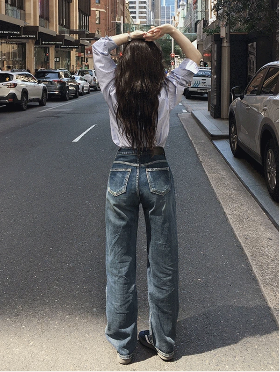 預訂｜SLOWAND #SLOWMADE Premium 水洗直筒牛仔褲 (One Color)