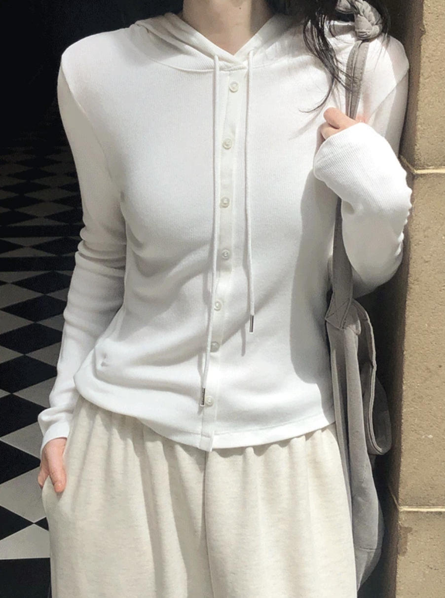 預訂｜SLOWAND #SLOWMADE 輕柔顯瘦連帽開襟外套 (3 Color)