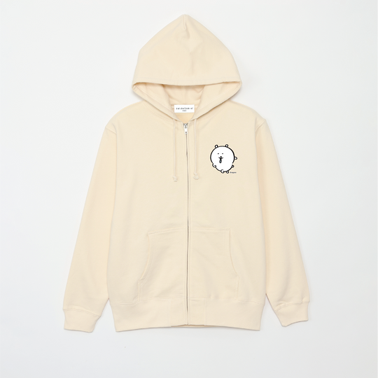 預訂｜白熊 ODM 連帽拉鏈外套 好冷啊流鼻水 左胸圖案