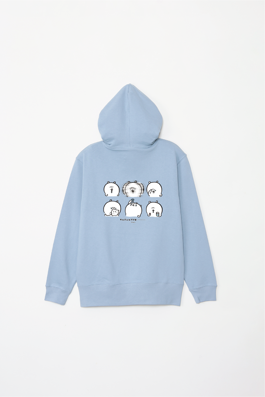 預訂｜白熊 ODM 連帽拉鏈外套 花粉… 後背圖案