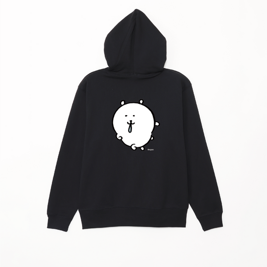 預訂｜白熊 ODM 連帽拉鏈外套 好冷啊流鼻水 後背圖案