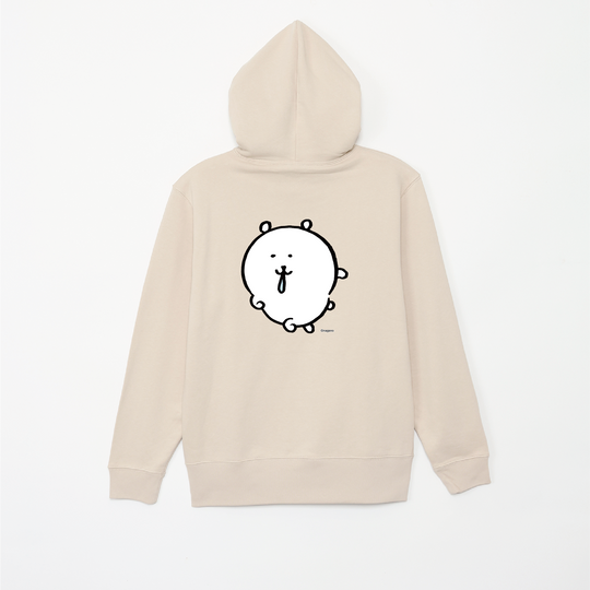 預訂｜白熊 ODM 連帽拉鏈外套 好冷啊流鼻水 後背圖案