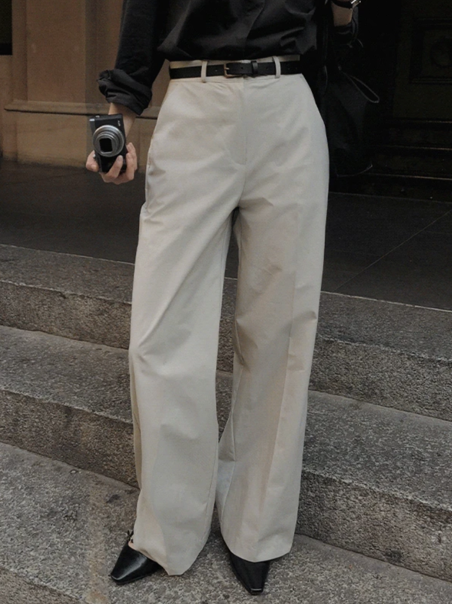 預訂｜SLOWAND #SLOWMADE 極致舒適半寬鬆西褲 (3 Color)