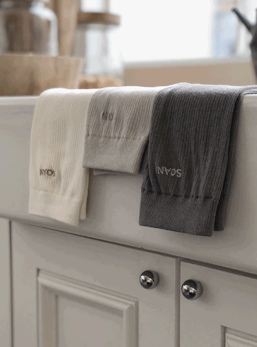 預訂｜SLOWAND #SOAN 半透視柔美感圖案長襪 (7 Color)