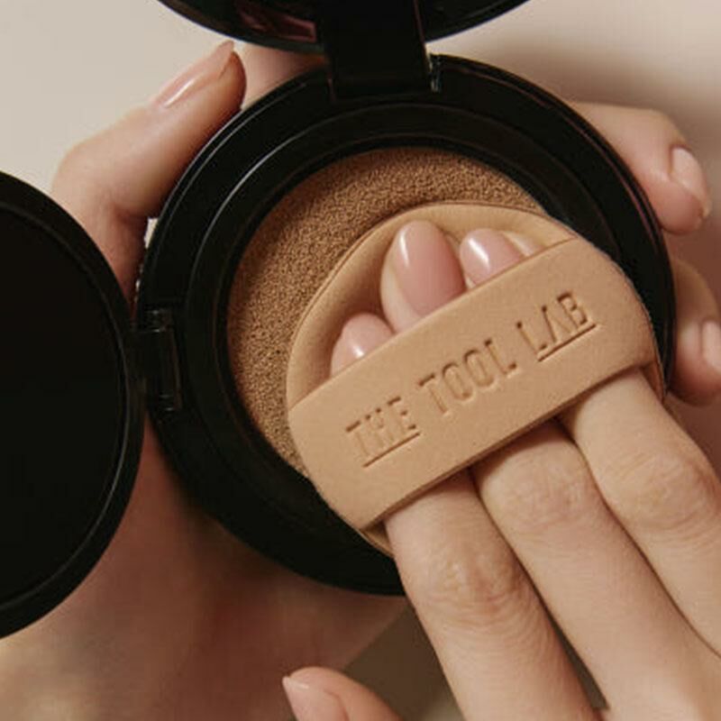 The Tool Lab 完美貼合氣墊粉撲圓形款《可放入cushion使用》Premium Tension Puff for Cushion（2個裝）