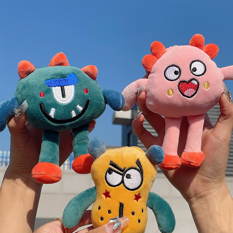 《03010》搞怪小怪獸娃娃鑰匙圈