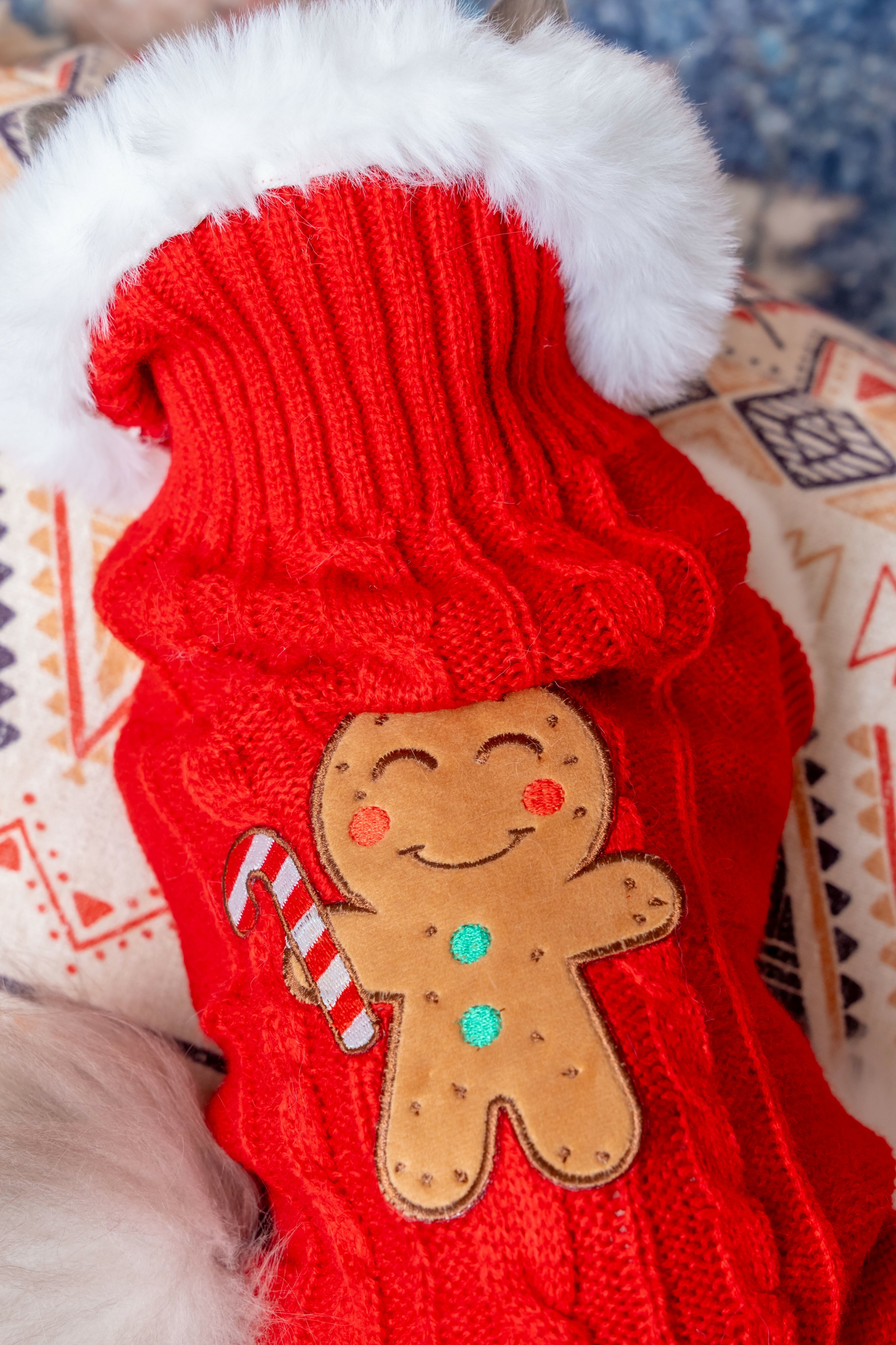 Winter Gingerbread Man Sweater