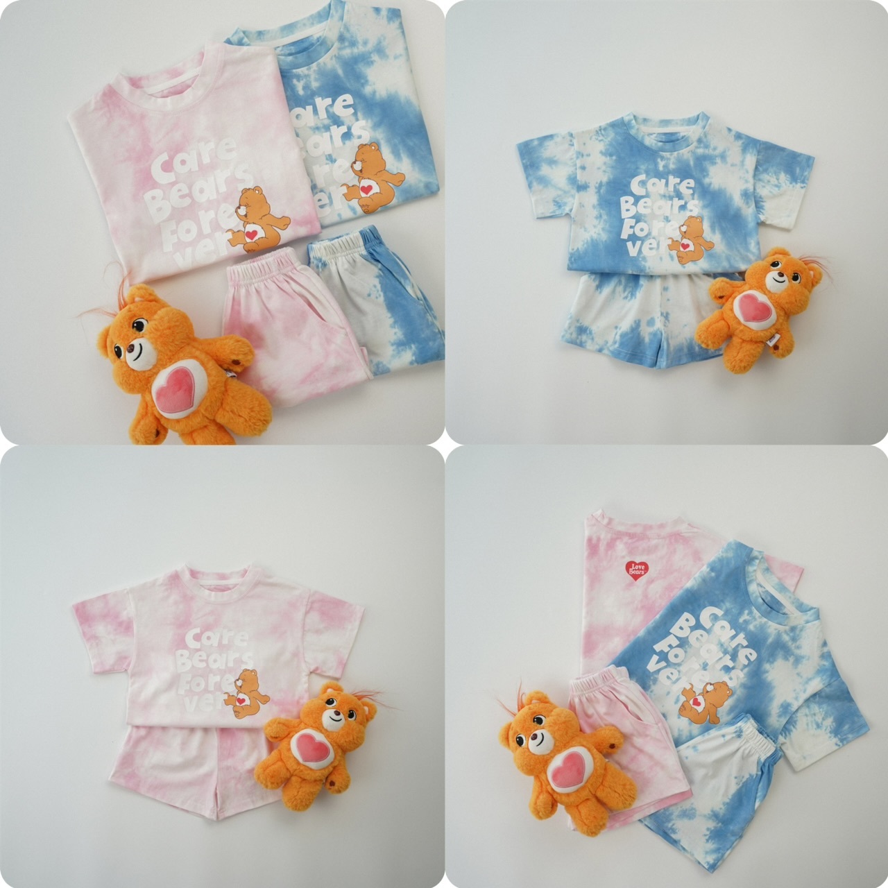 兒童Care Bears 紮染短袖套裝-2500469
