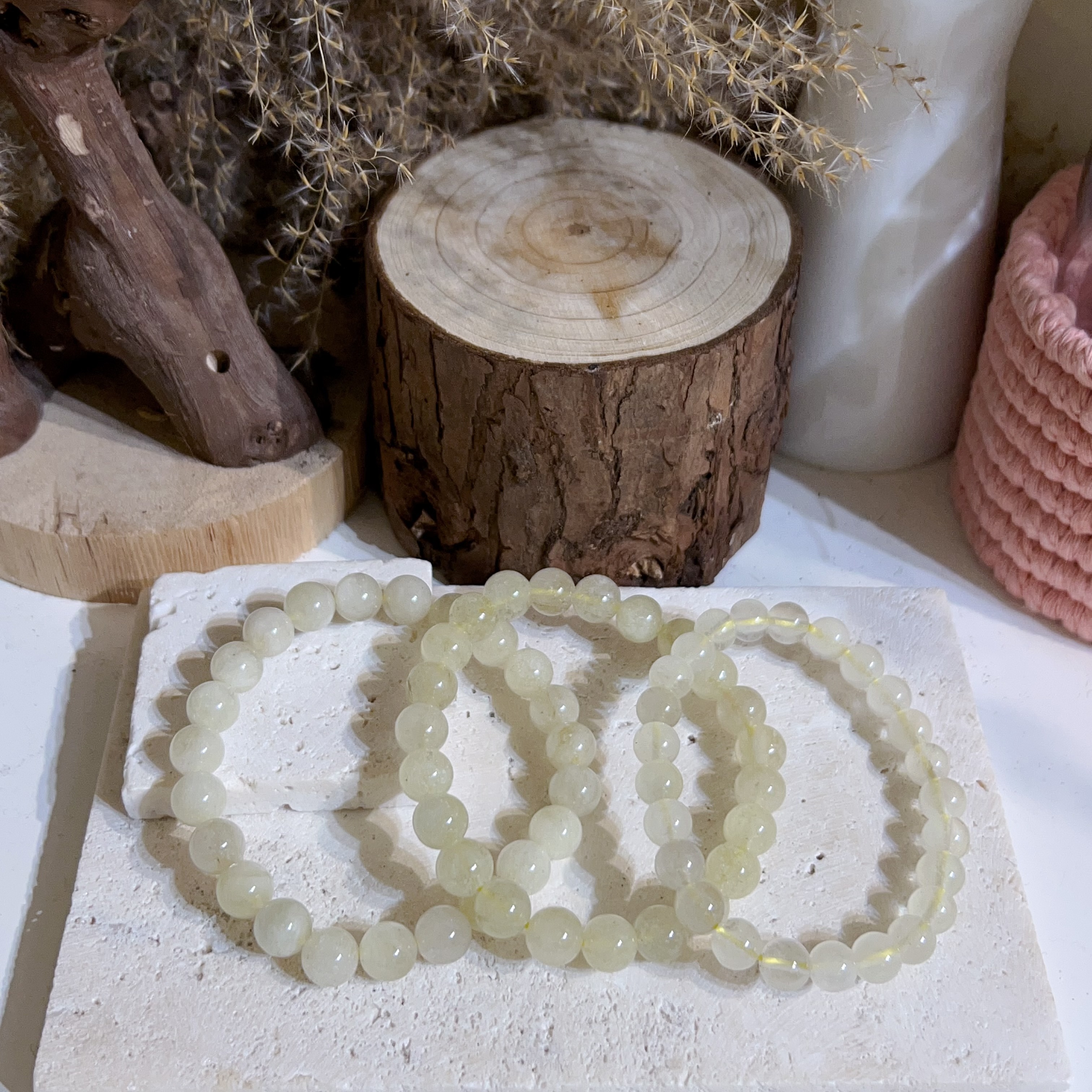 氣泡款黃金利比亞隕石手串