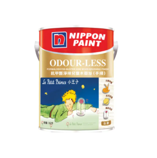 立邦 抗甲醛淨味兒童木器手掃漆(半光)(白色)