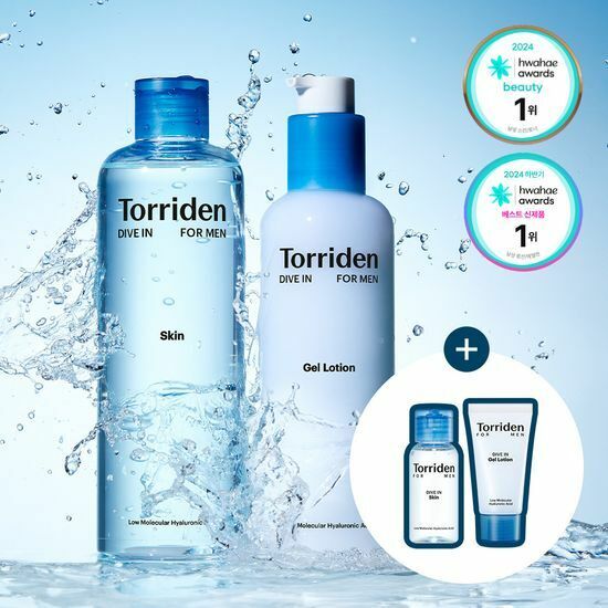 TORRIDEN DIVE-IN FOR MEN Skin + Gel Lotion Set 男士護膚啫喱乳液+爽膚水套裝
