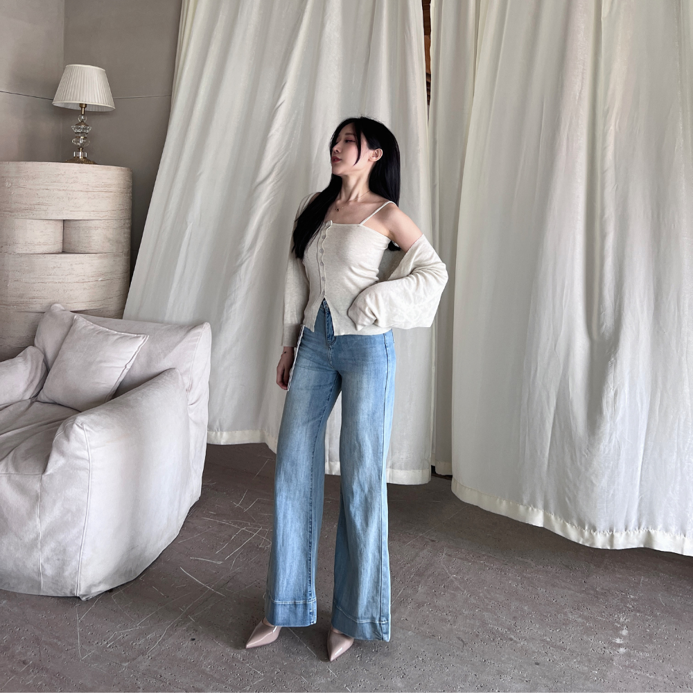 【春日方程式】DOMISS針織排釦小背心+罩衫-2色 (現貨)