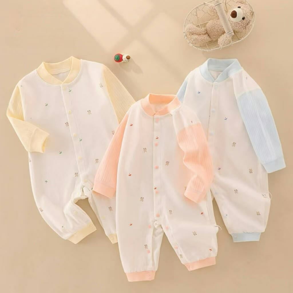 BYB02OP04PK 粉色拼色袖骨頭小狗夾衣