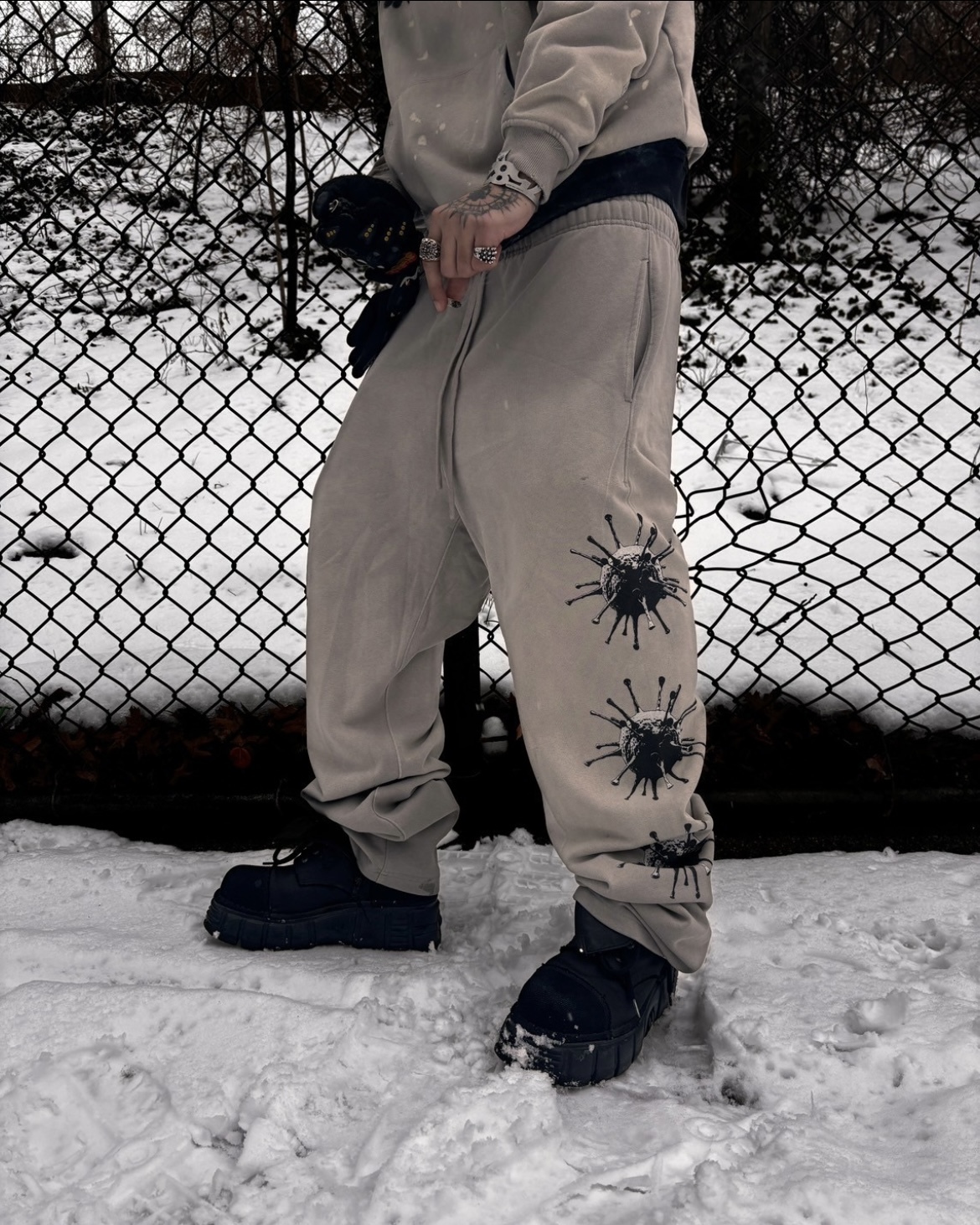 VIRUSWORLD 災害戰損棉褲