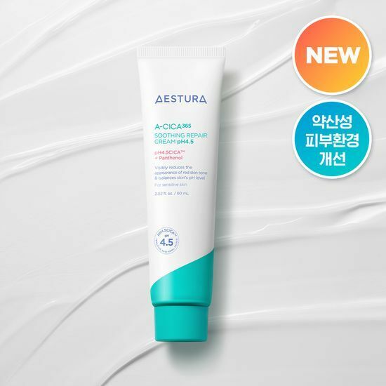AESTURA A-CICA 365 Soothing Repair Cream pH4.5 60ml(+7ml Serum)
