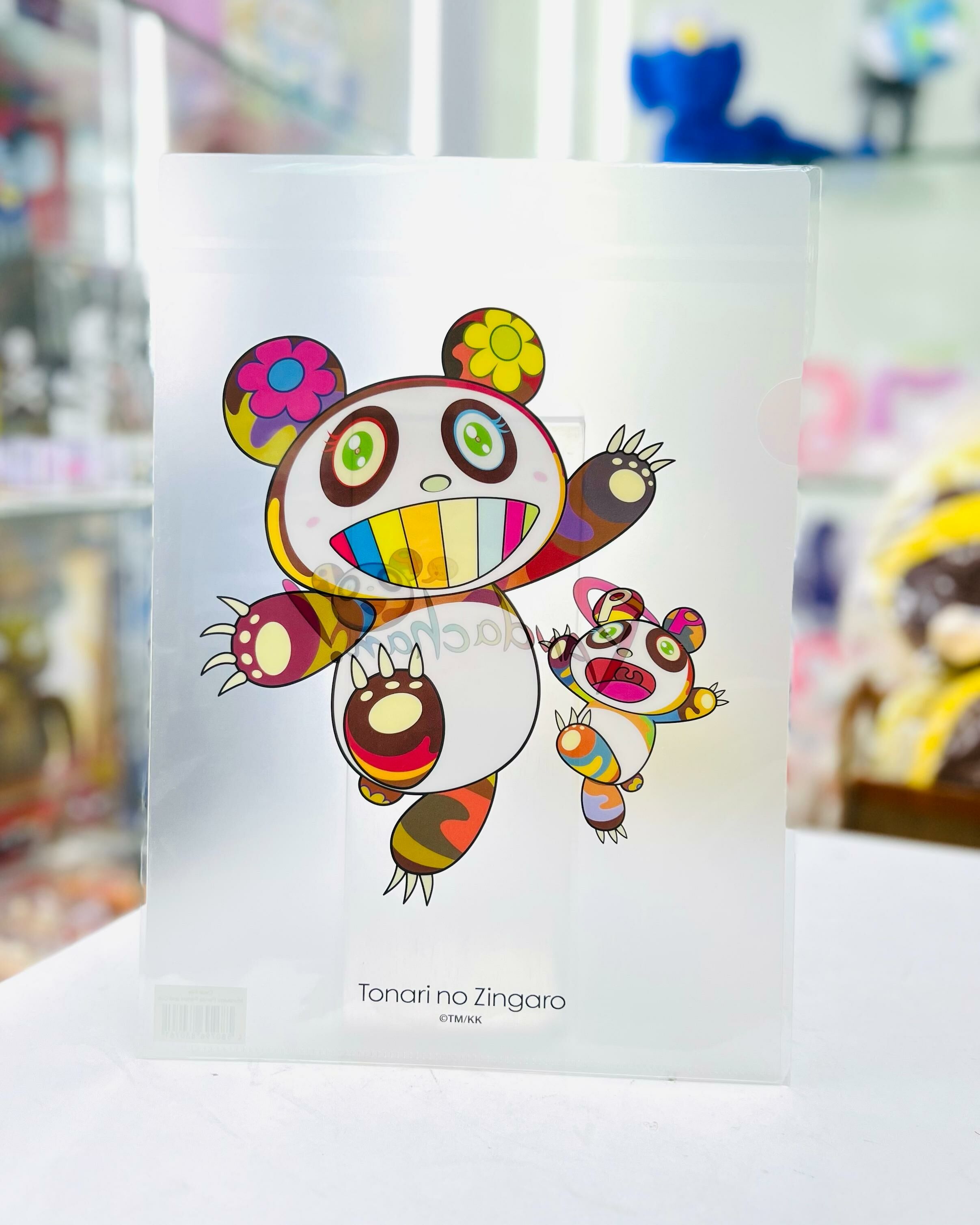 Clear File Murakami Panda Parent and Cub A4 Folder