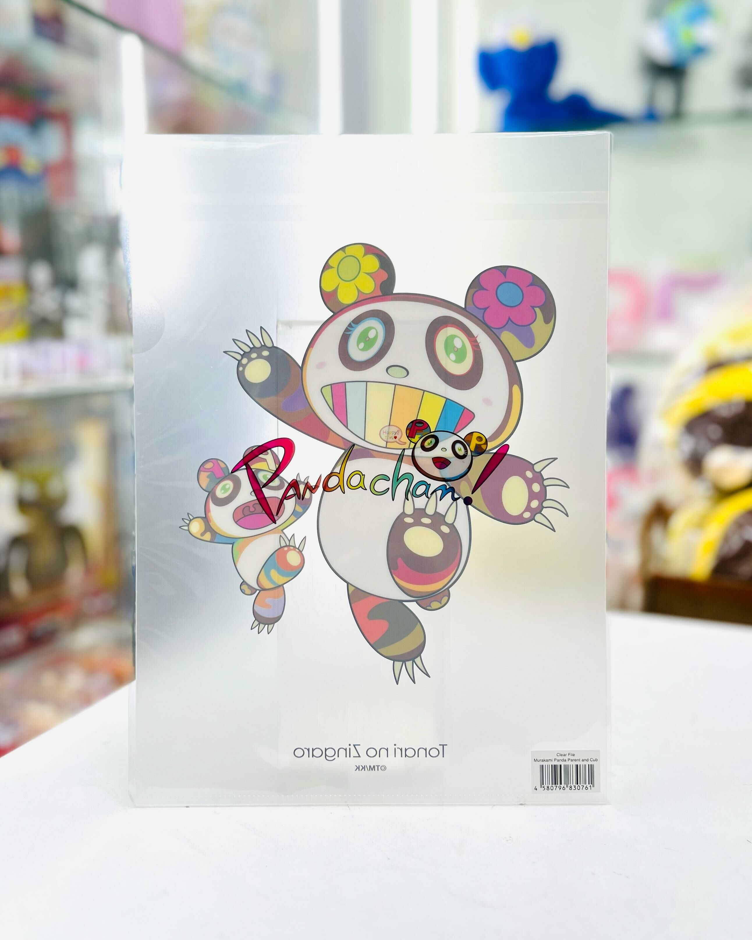 Clear File Murakami Panda Parent and Cub A4 Folder