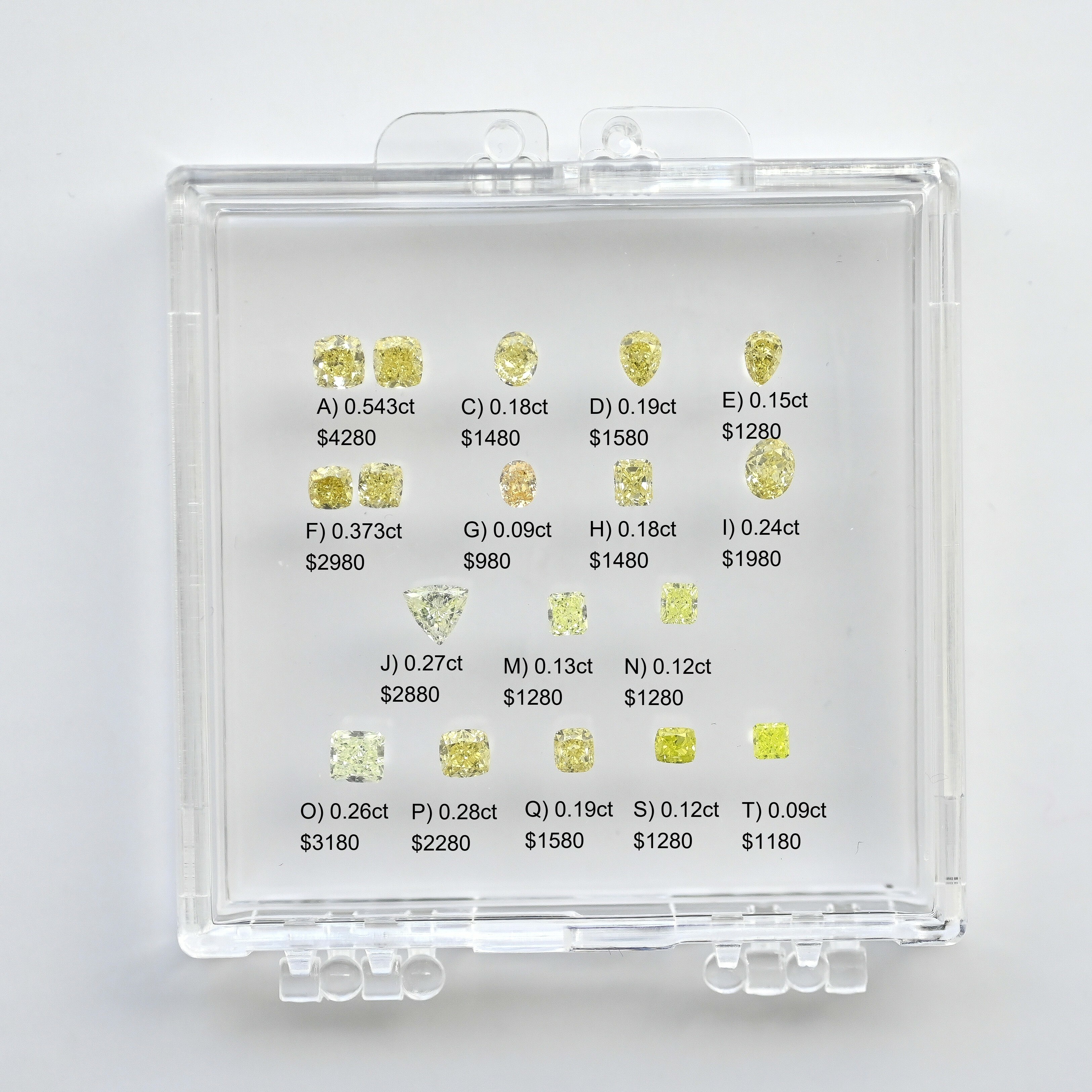 Yellow Fancy Color Fancy Shape Loose Diamond