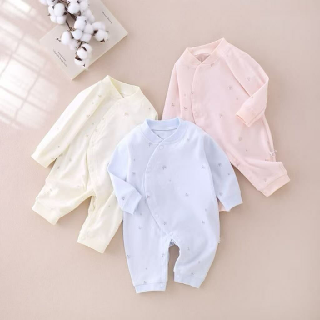 BYB02OP09YW 黃色節日派對小狗側鈕夾衣