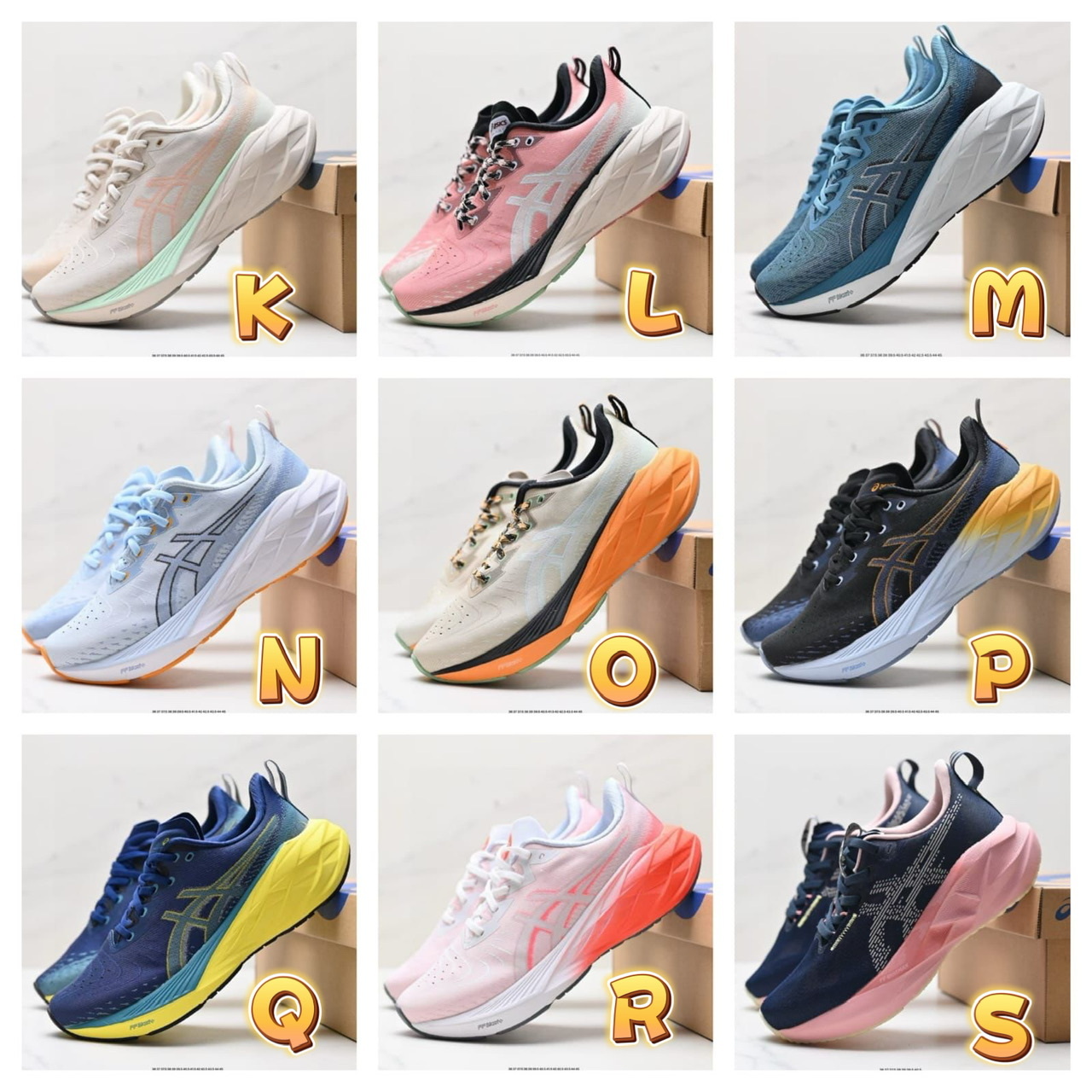 Asi*cs 男女同款厚底跑鞋 -2500478