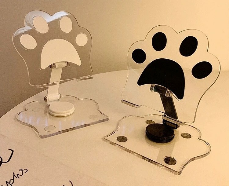 【客製】壓克力猫腳印平板手機支架