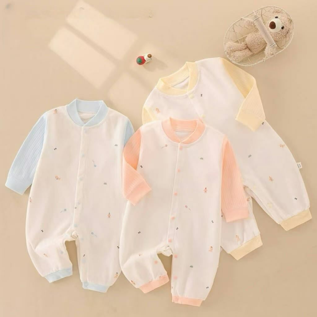 BYB02OP15YW 黃色拼色袖Cute雨傘熊夾衣