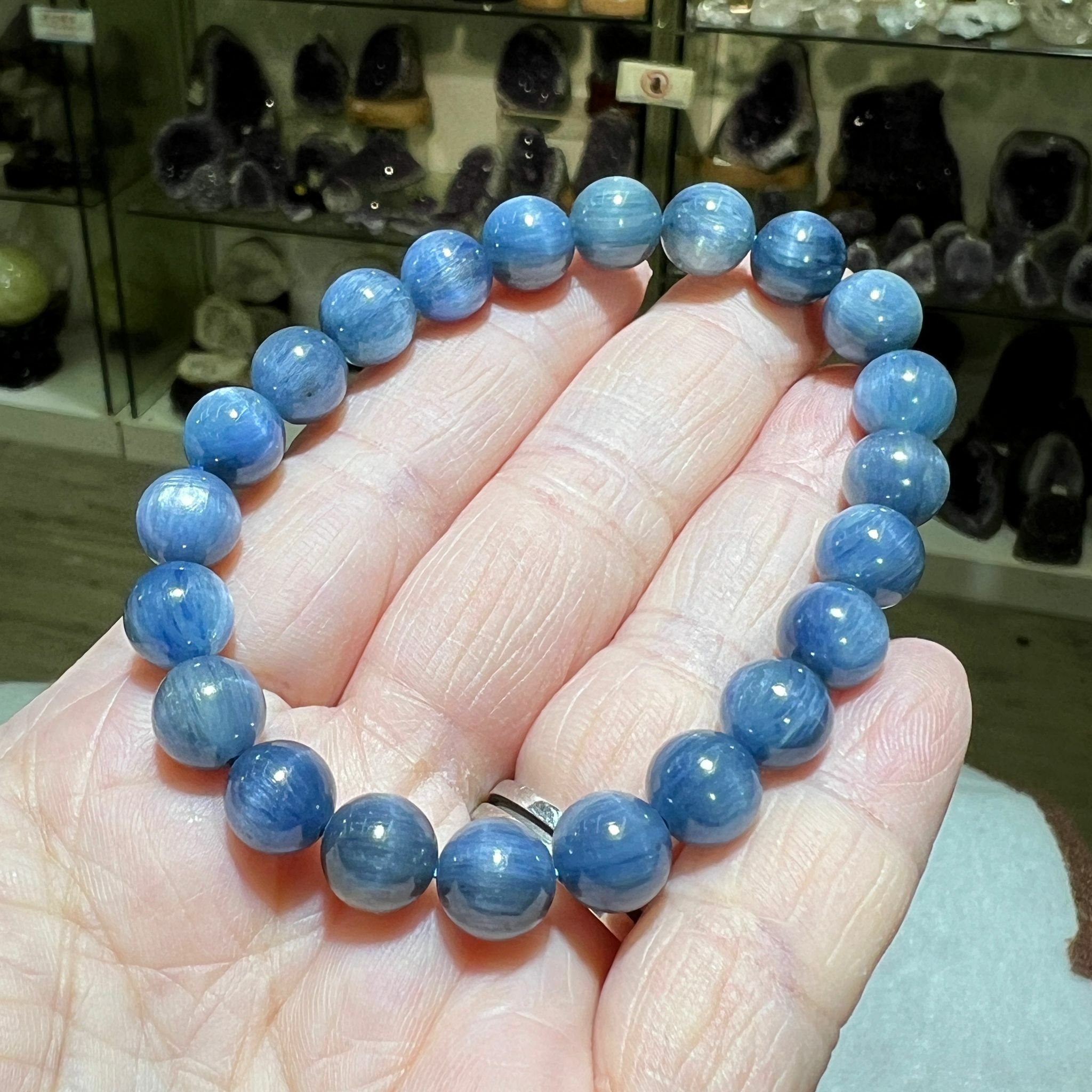 藍晶石手串  8.5mm+/-