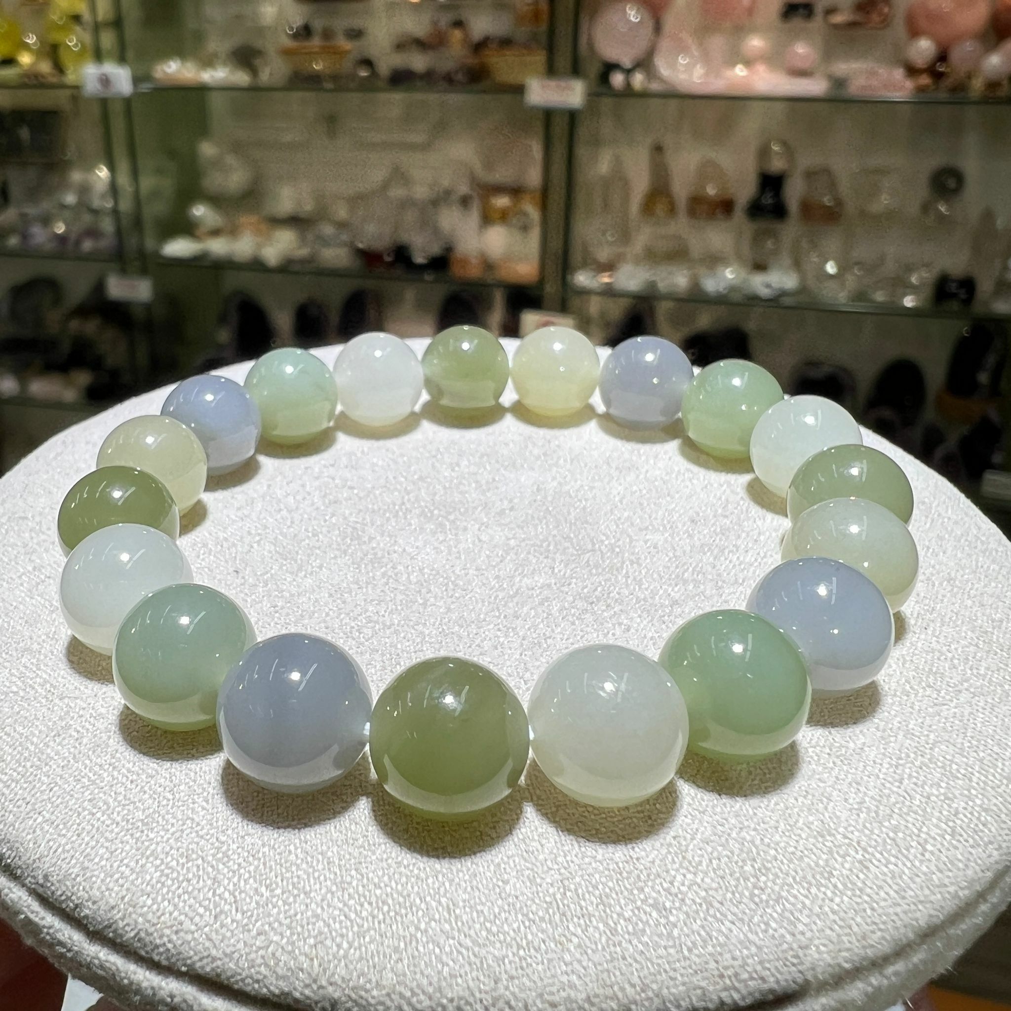 和田玉手串 10mm+/-