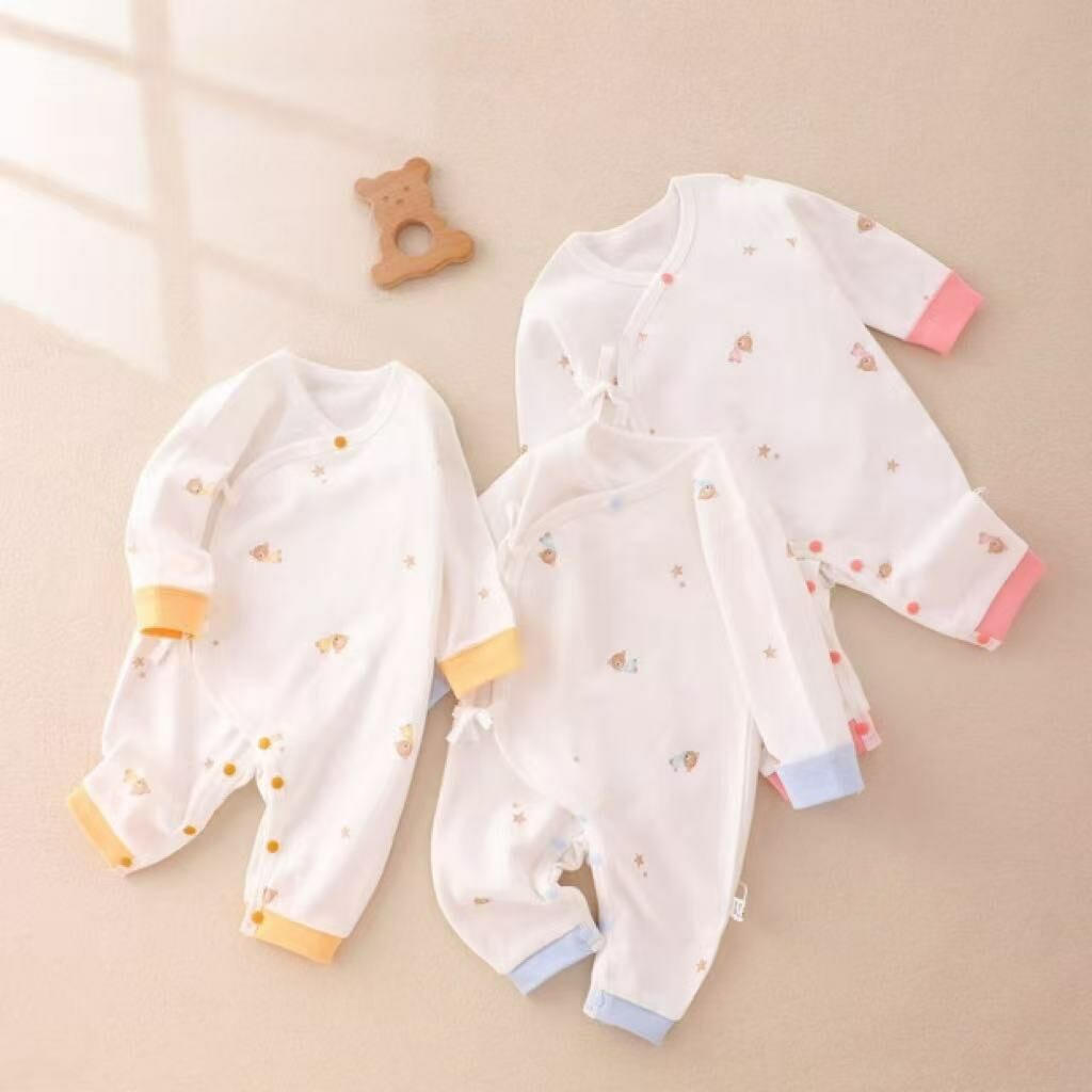 BYB02OP19BL 藍色瞓覺熊綁帶夾衣