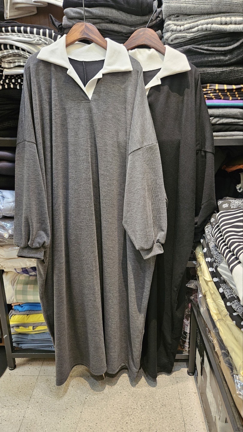 K23002素色POLO領OPS(灰'黑)